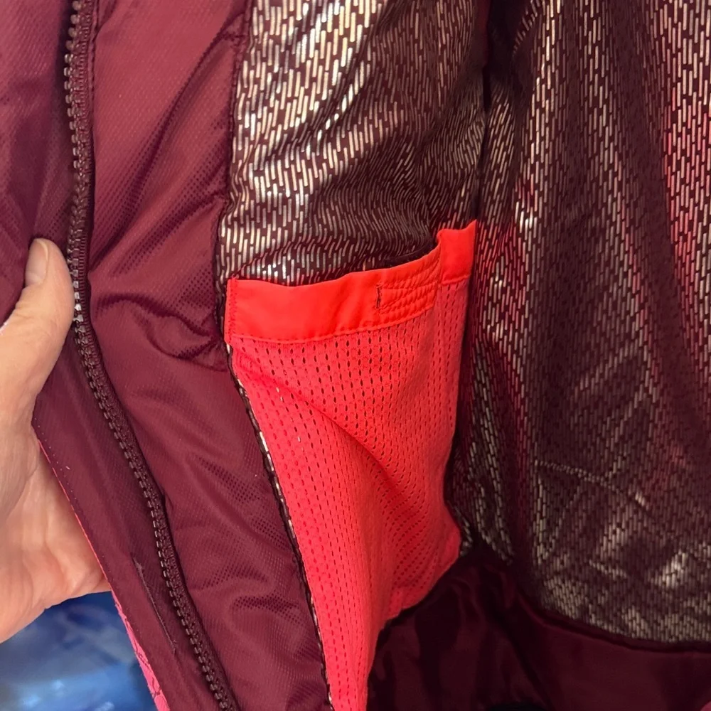 Champion M (7-8) Kids Pink Geometric Jacket
